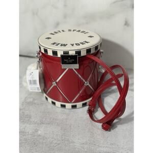 Kate Spade Oh What Fun Toy Store Kl970 3D Drum Crossbody Bag $449 Multi NEW